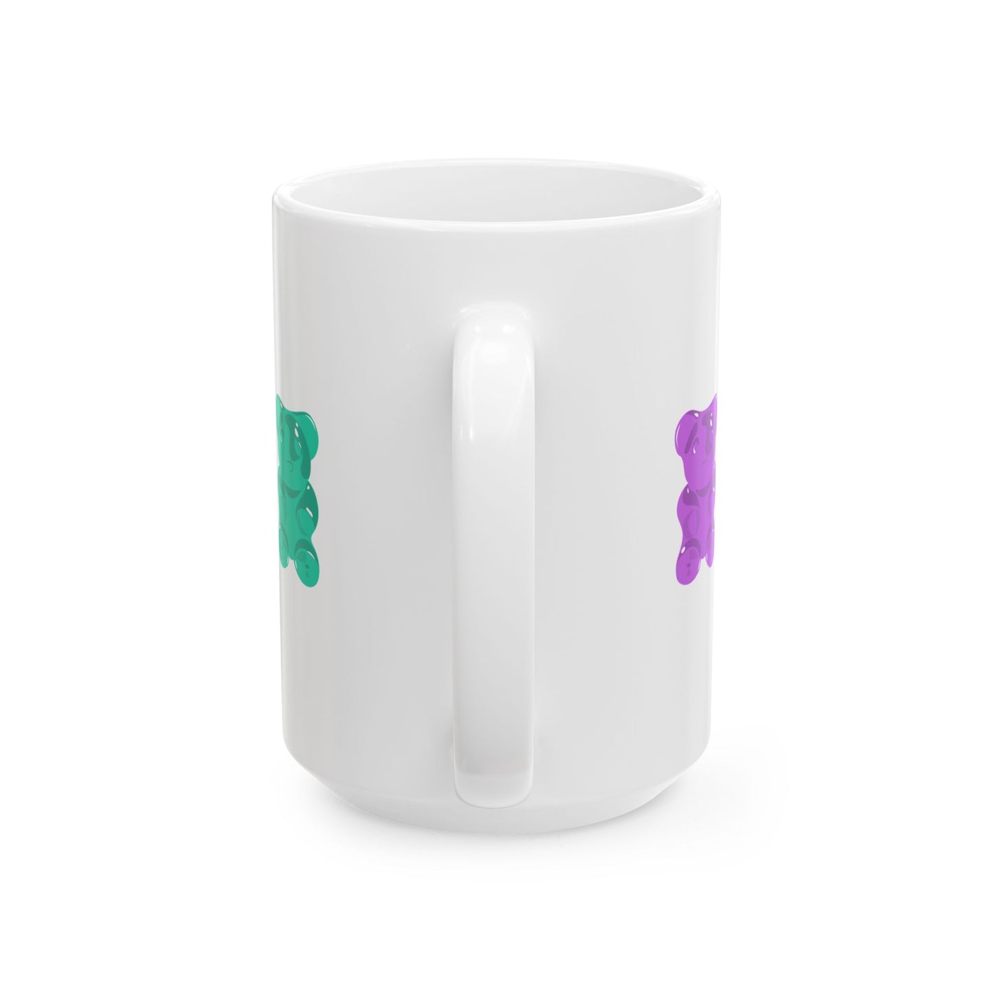 Genderqueer Pride Gummy Bears Coffee Mug (11oz/15oz)