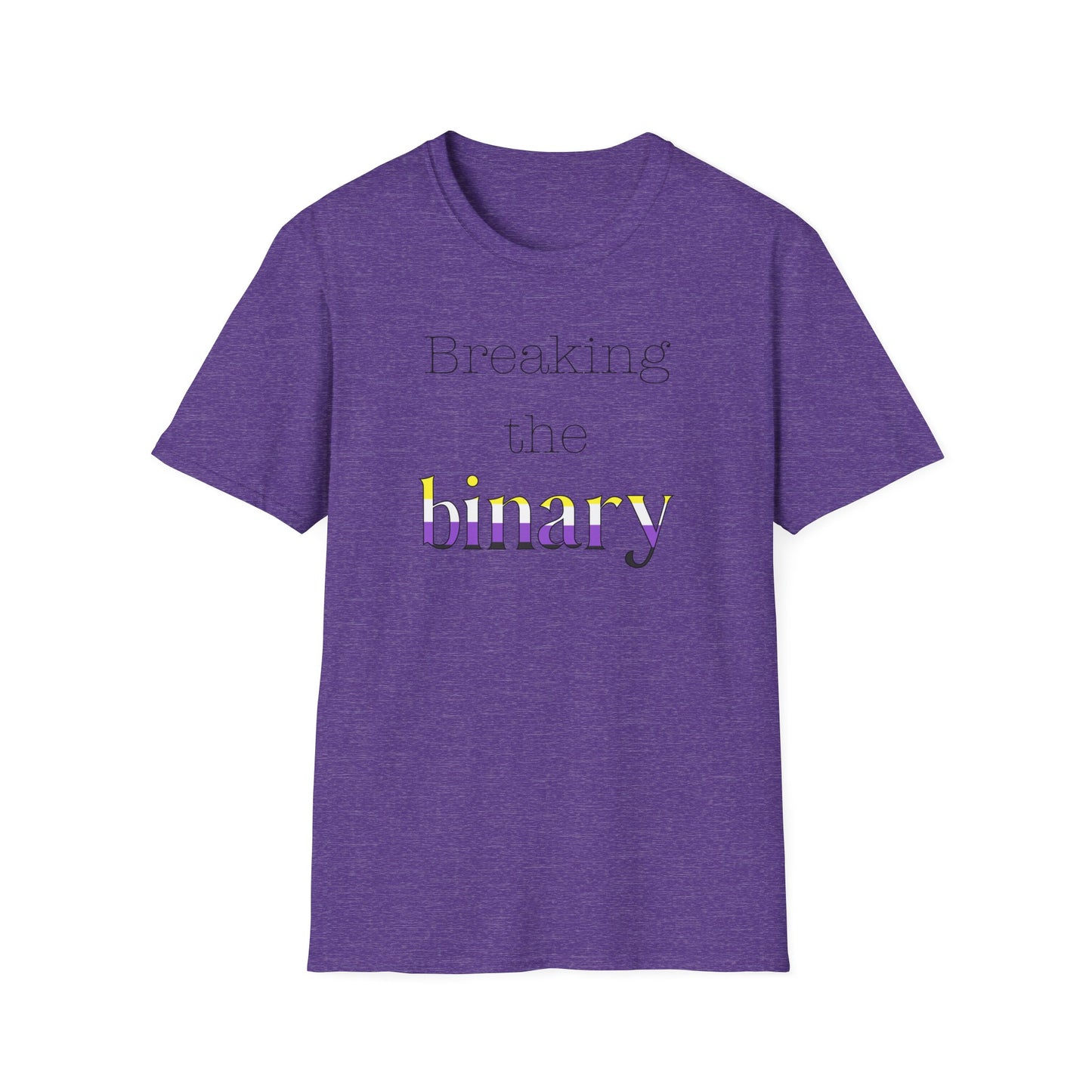 Breaking the Binary Pride Unisex Softstyle T-Shirt
