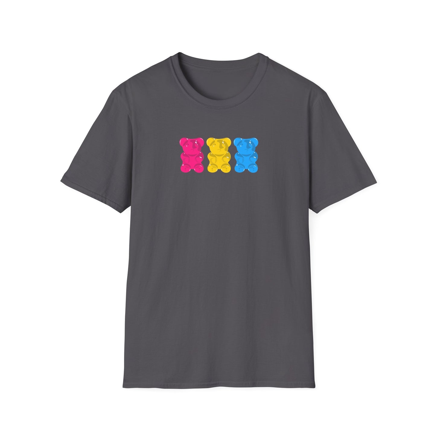 Pansexual Pride Gummy Bears Unisex Softstyle T-Shirt