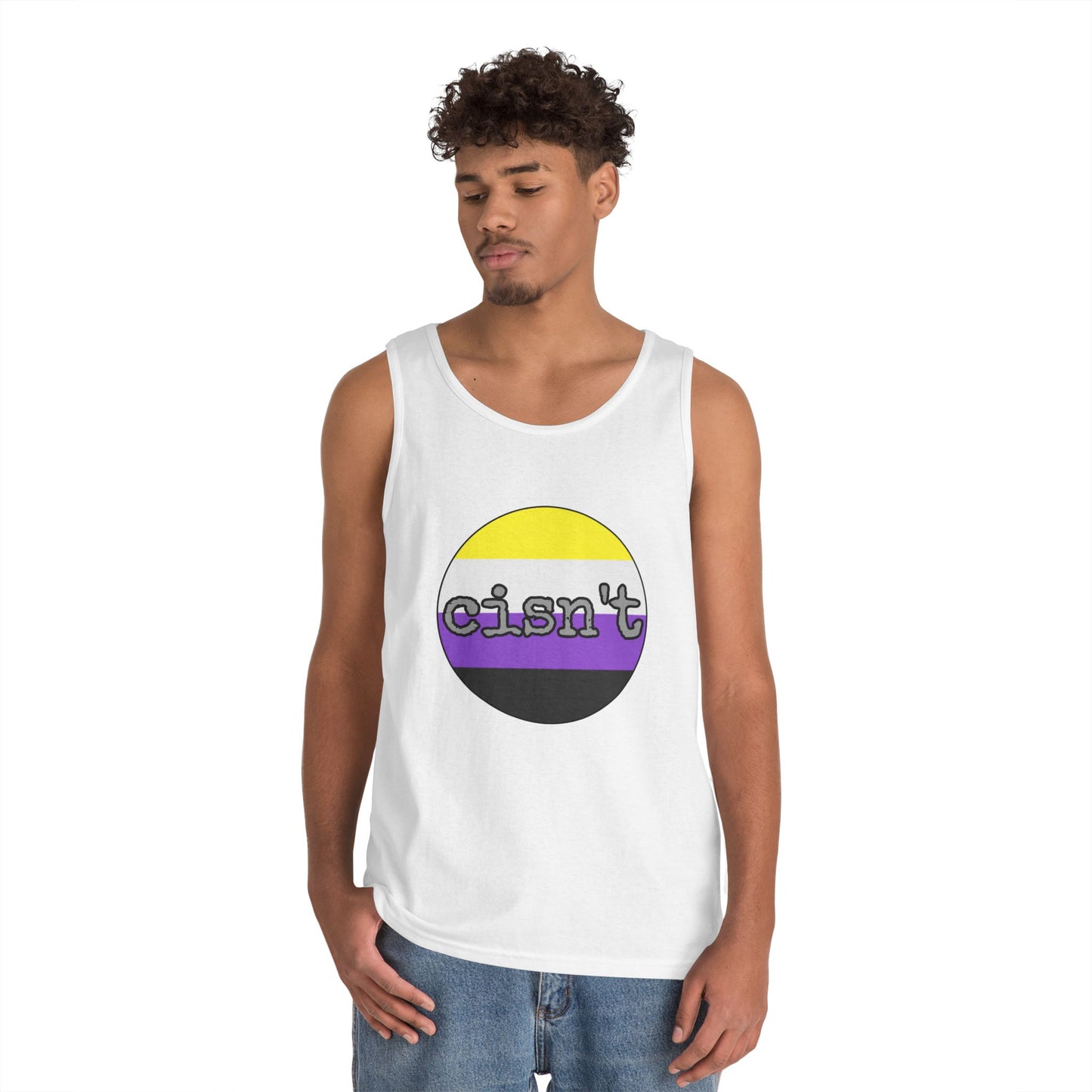 Cisn't Unisex Heavy Cotton Tank Top