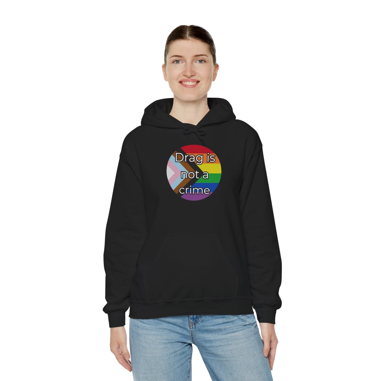 Drag Is Not A Crime Unisex Heavy Blend™ Hooded Sweatshirt