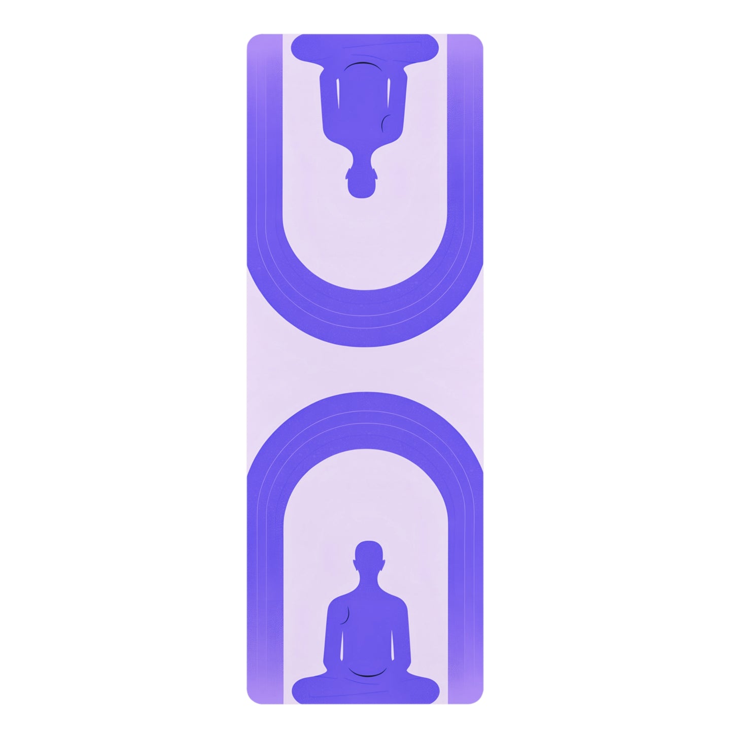 Purple Meditation Rubber Yoga Mat