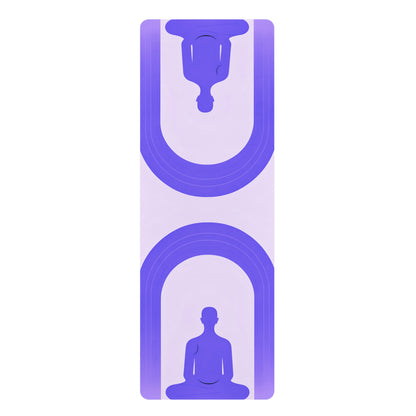 Purple Meditation Rubber Yoga Mat