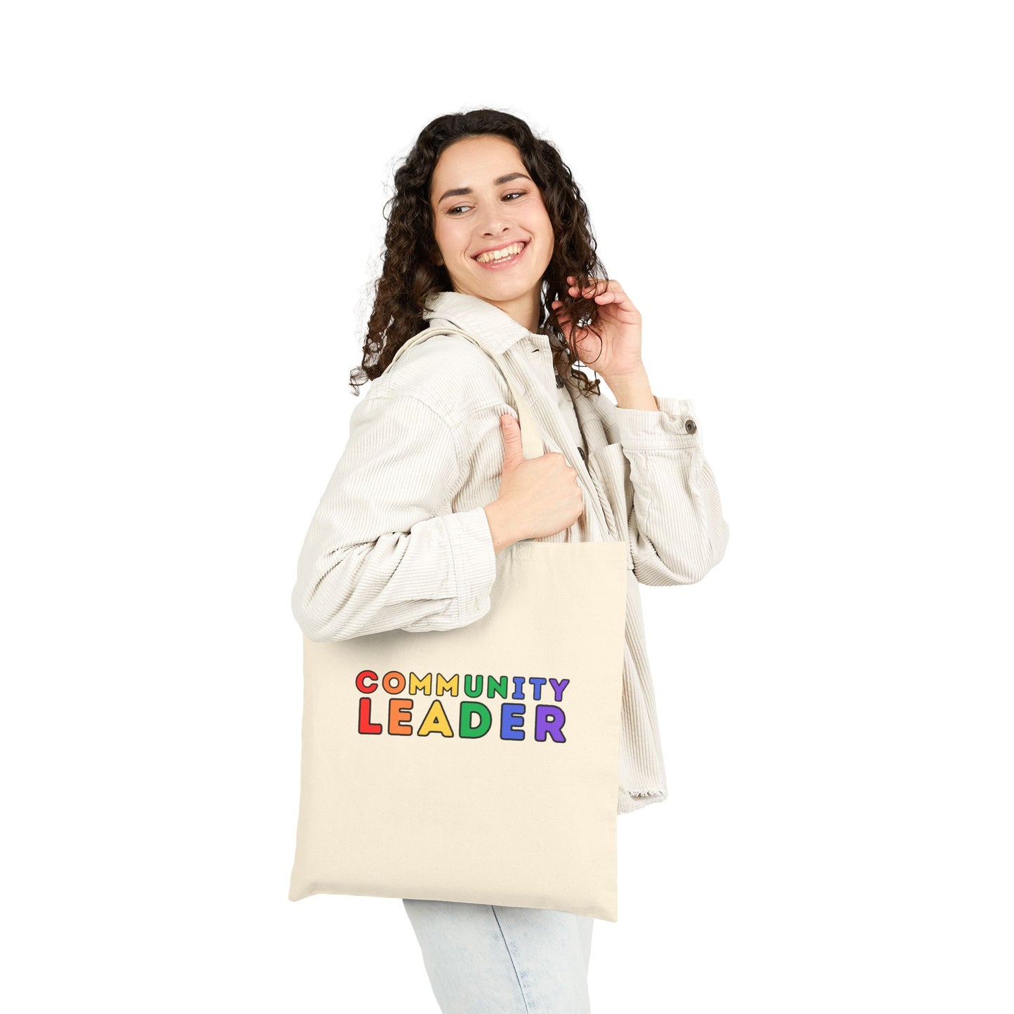 Community Leader Pride Canvas Tote