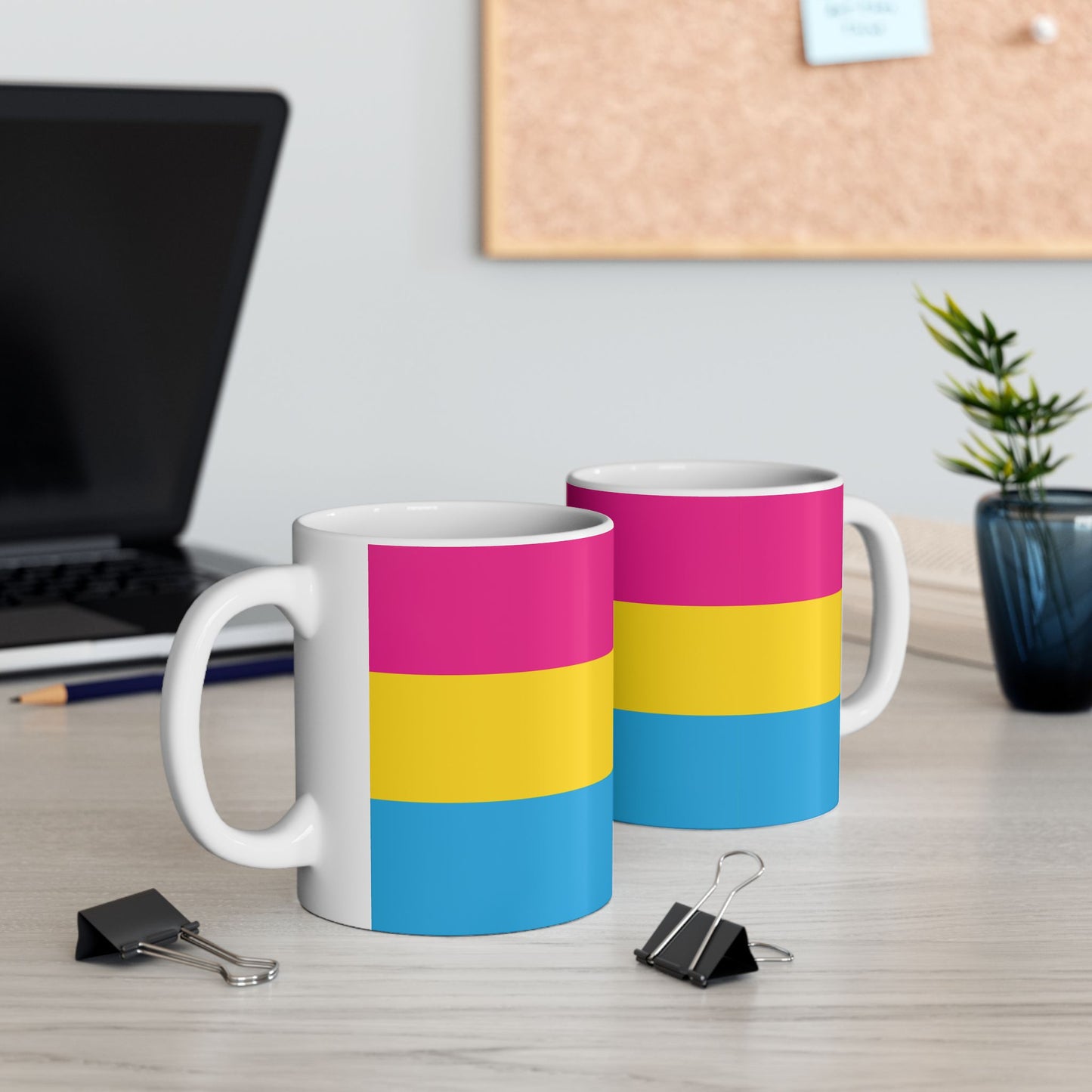 Pansexual Pride Flag Coffee Mug (11oz/15oz)