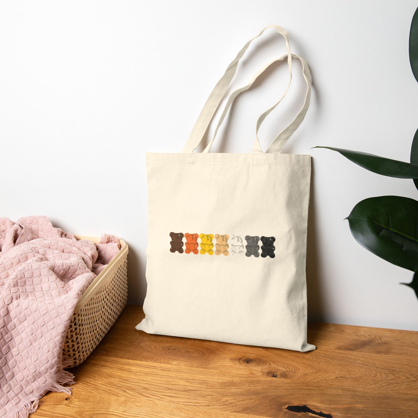 Bear Pride Gummy Bears Canvas Tote