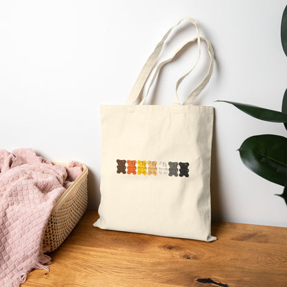 Bear Pride Gummy Bears Canvas Tote