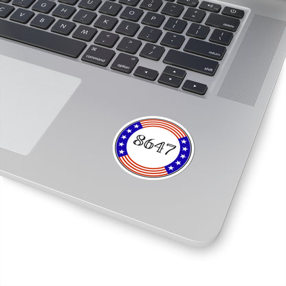 86 47 Kiss-Cut Stickers