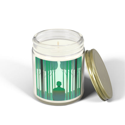 Forest of Mindfulness Scented Candles, Coconut Apricot Wax (4oz, 9oz)