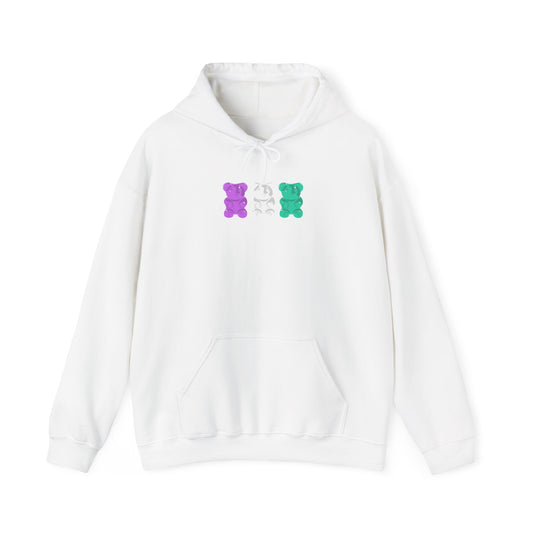 Genderqueer Pride Gummy Bears Unisex Heavy Blend™ Hooded Sweatshirt