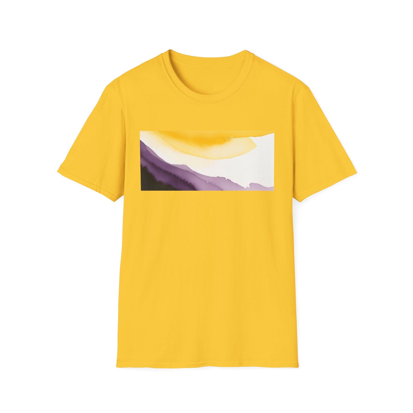 Nonbinary Pride Watercolor Unisex Softstyle T-Shirt