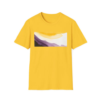 Nonbinary Pride Watercolor Unisex Softstyle T-Shirt