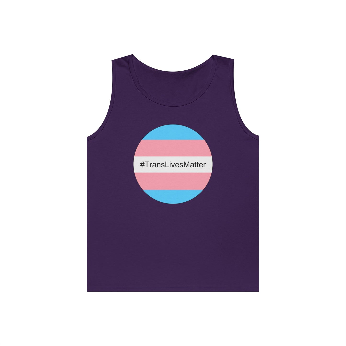 Trans Lives Matter Unisex Heavy Cotton Tank Top