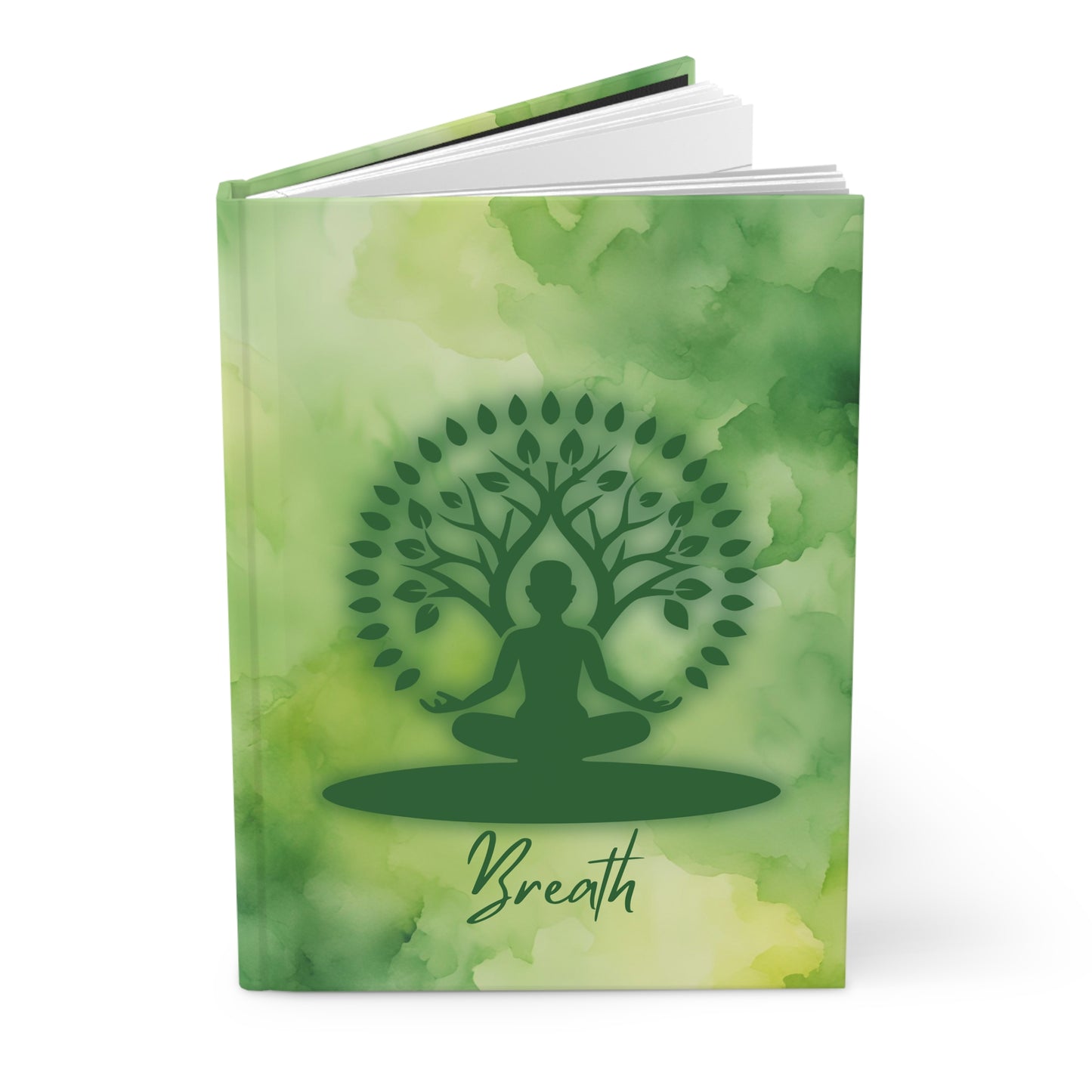 Yoga Breath Hardcover Journal Matte