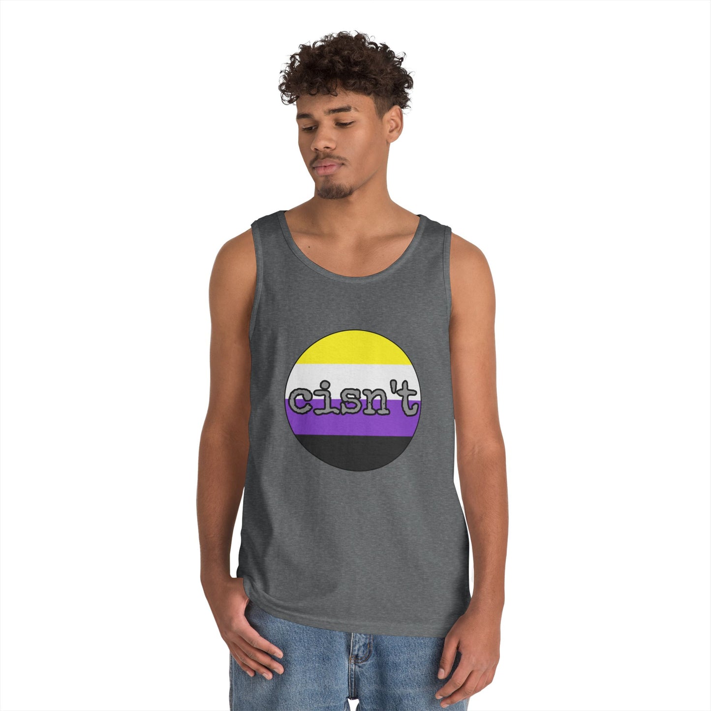 Cisn't Unisex Heavy Cotton Tank Top