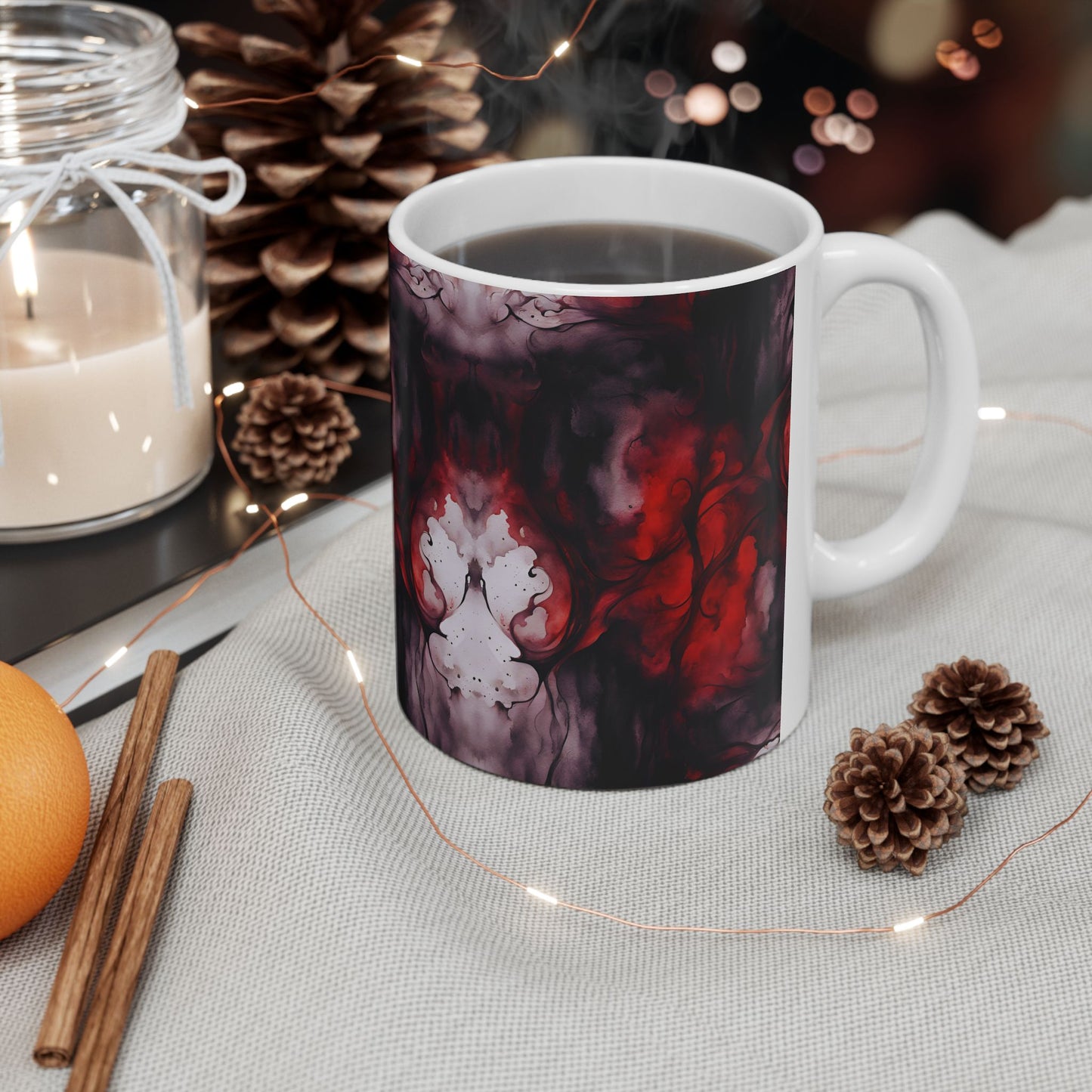 Vampires Watercolor Ceramic Mug, (11oz, 15oz)
