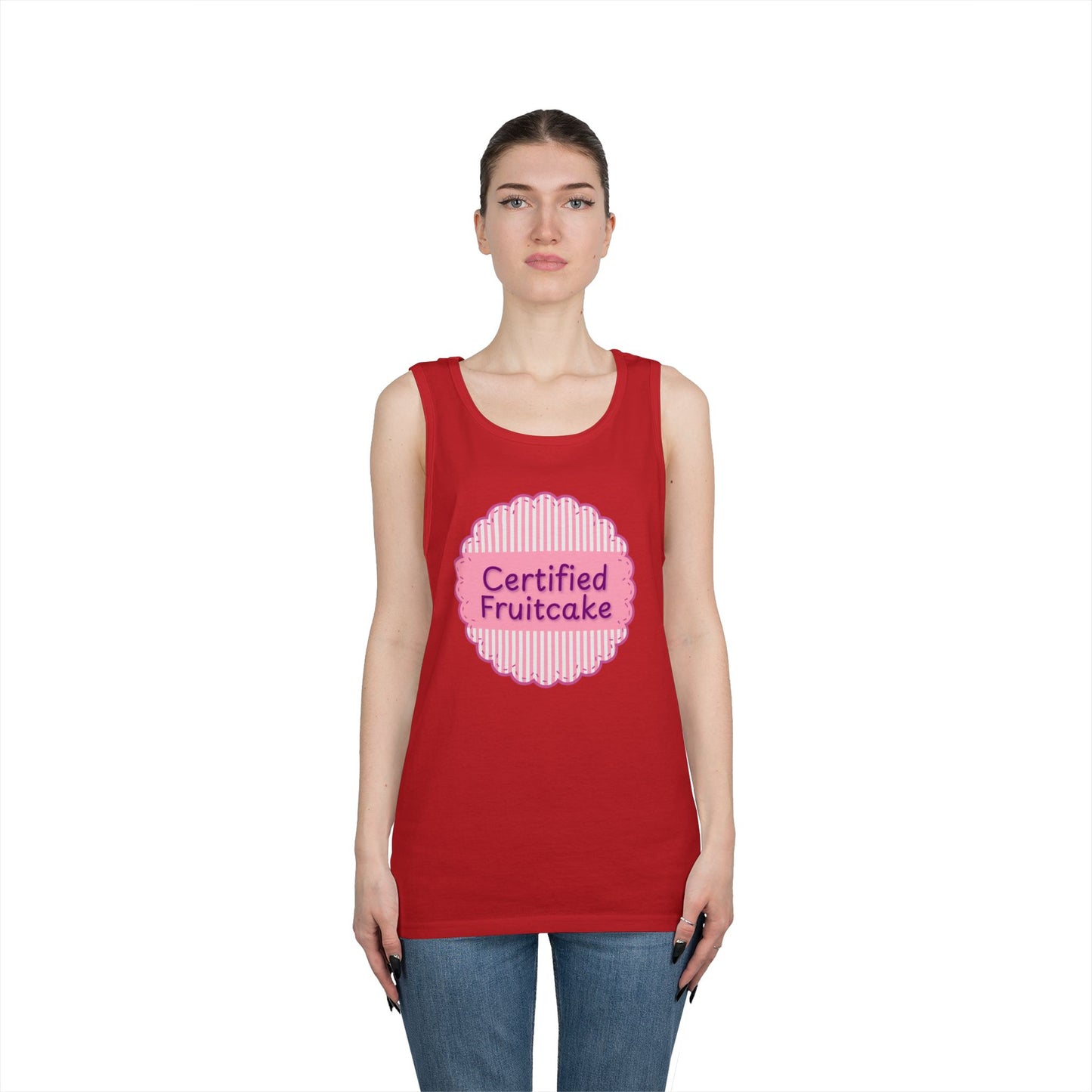 Certified Fruitcake Unisex Heavy Cotton Tank Top