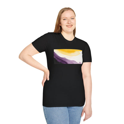 Nonbinary Pride Watercolor Unisex Softstyle T-Shirt