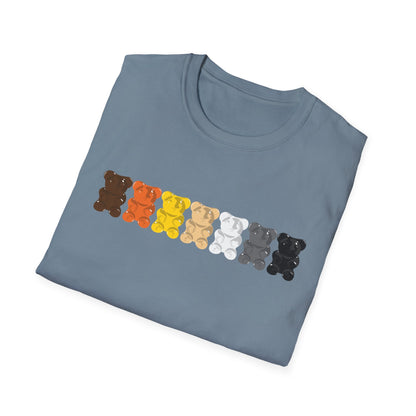 Bear Pride Gummy Bears Unisex Softstyle T-Shirt