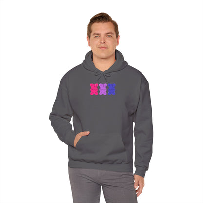 Bisexual Pride Gummy Bears Unisex Heavy Blend™ Hooded Sweatshirt