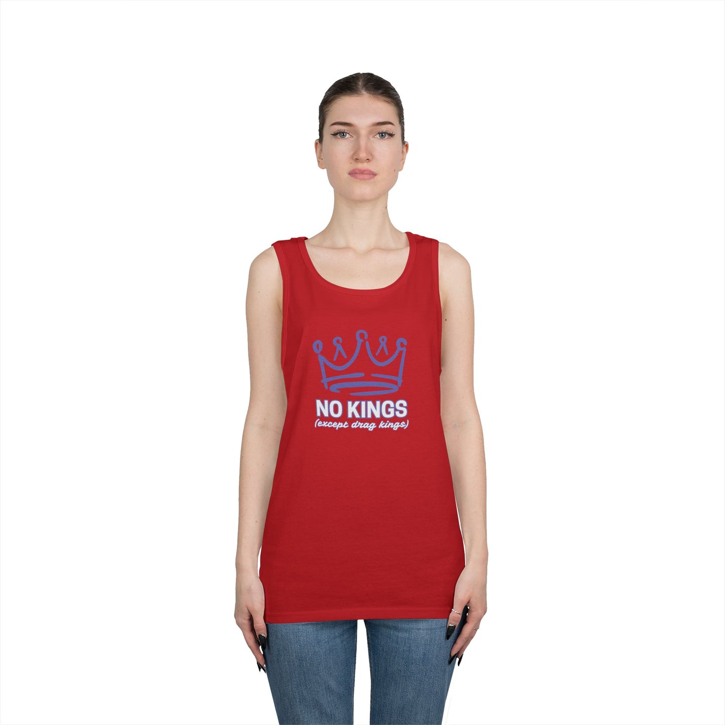 No Kings Except Drag Kings Unisex Heavy Cotton Tank Top