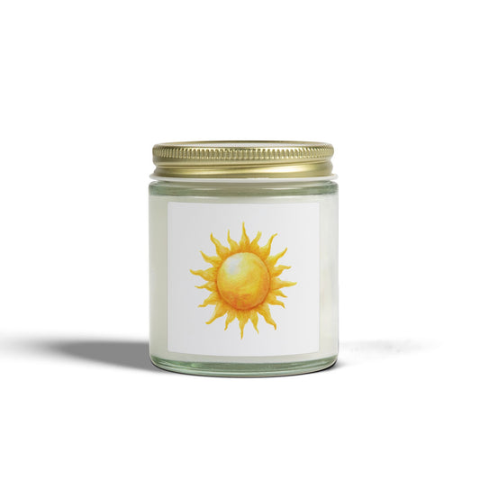 Cosmic Comforts Scented Candles, Coconut Apricot Wax (4oz, 9oz)