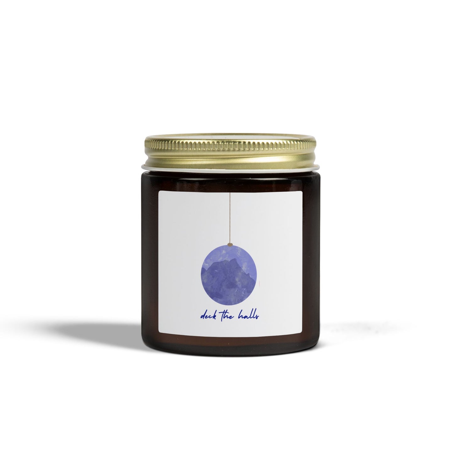 Deck the Halls Scented Candles, Coconut Apricot Wax (4oz, 9oz)