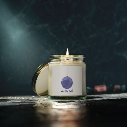 Deck the Halls Scented Candles, Coconut Apricot Wax (4oz, 9oz)