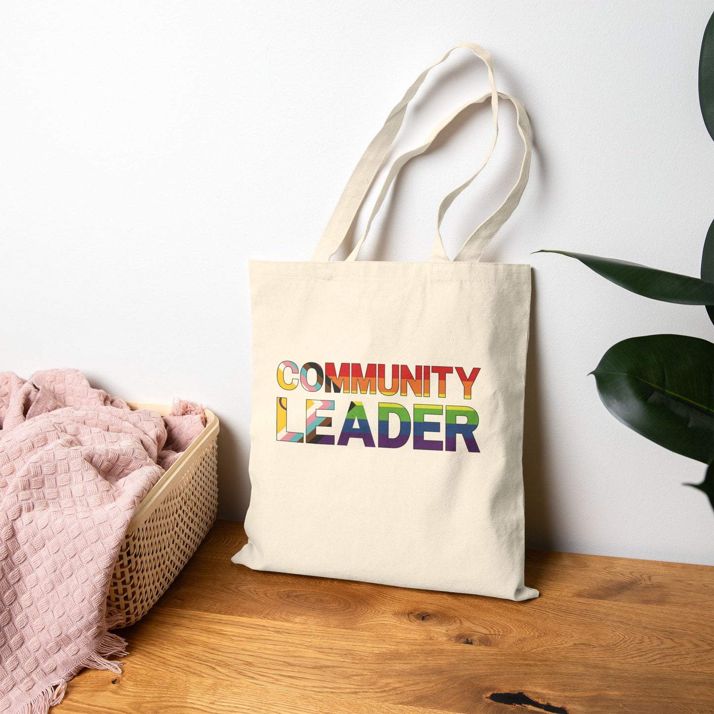 Community Leader Pride Canvas Tote