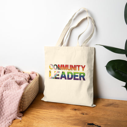 Community Leader Pride Canvas Tote
