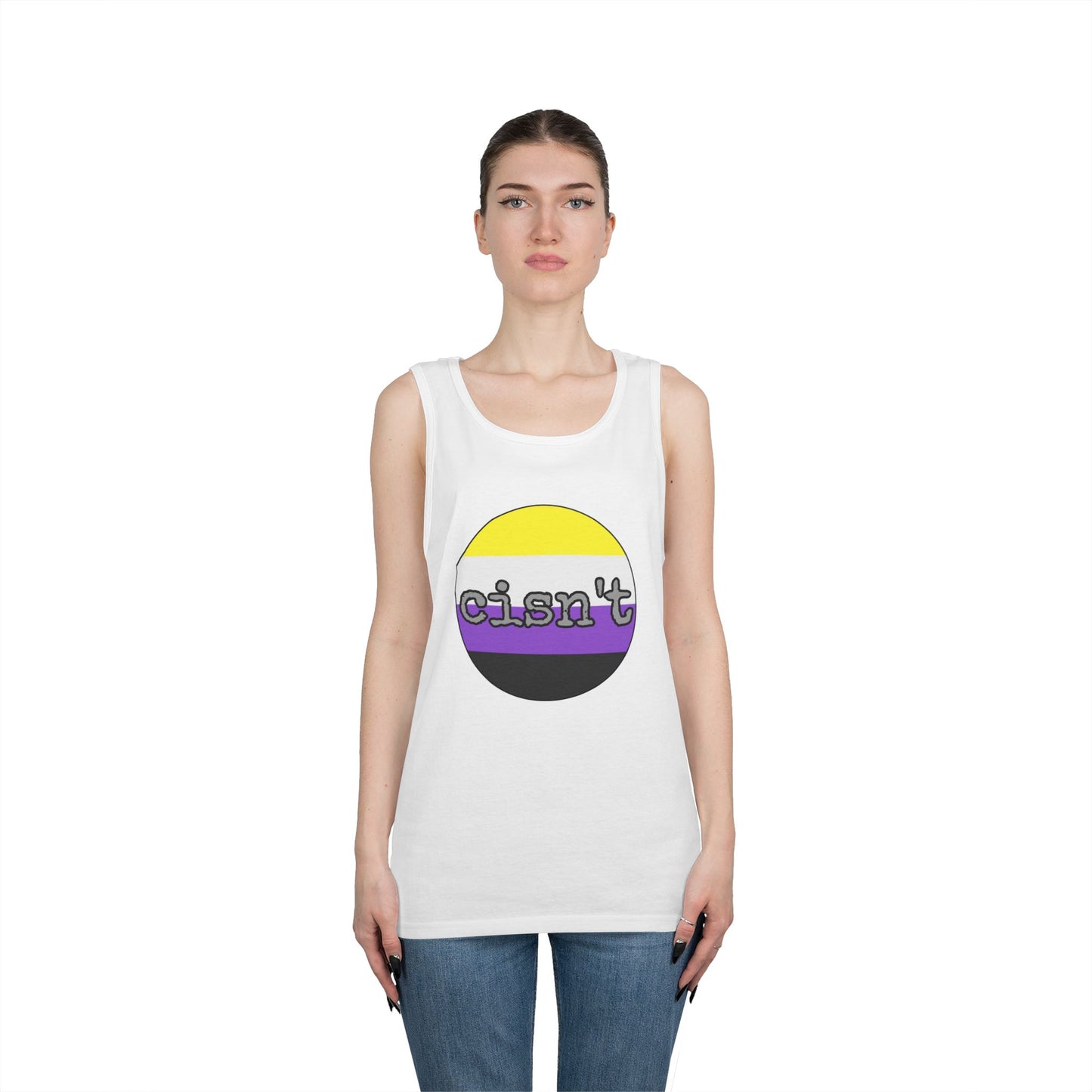 Cisn't Unisex Heavy Cotton Tank Top