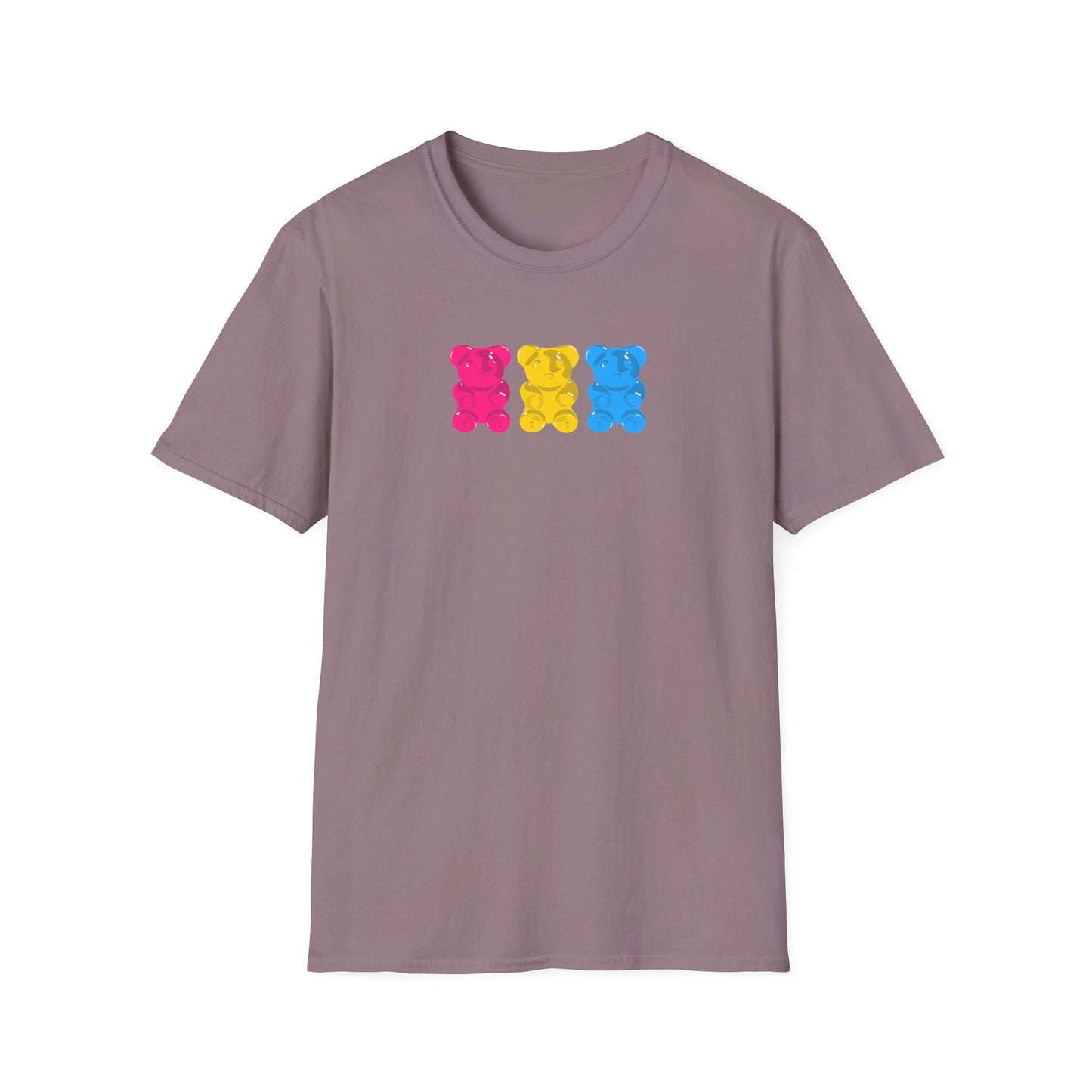 Pansexual Pride Gummy Bears Unisex Softstyle T-Shirt