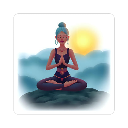 Cloud Meditation Kiss-Cut Stickers