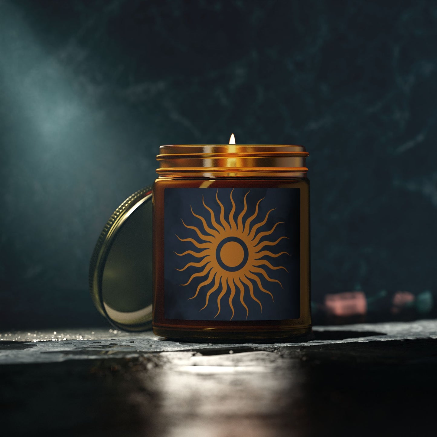 Cosmic Comforts Scented Candles, Coconut Apricot Wax (4oz, 9oz)