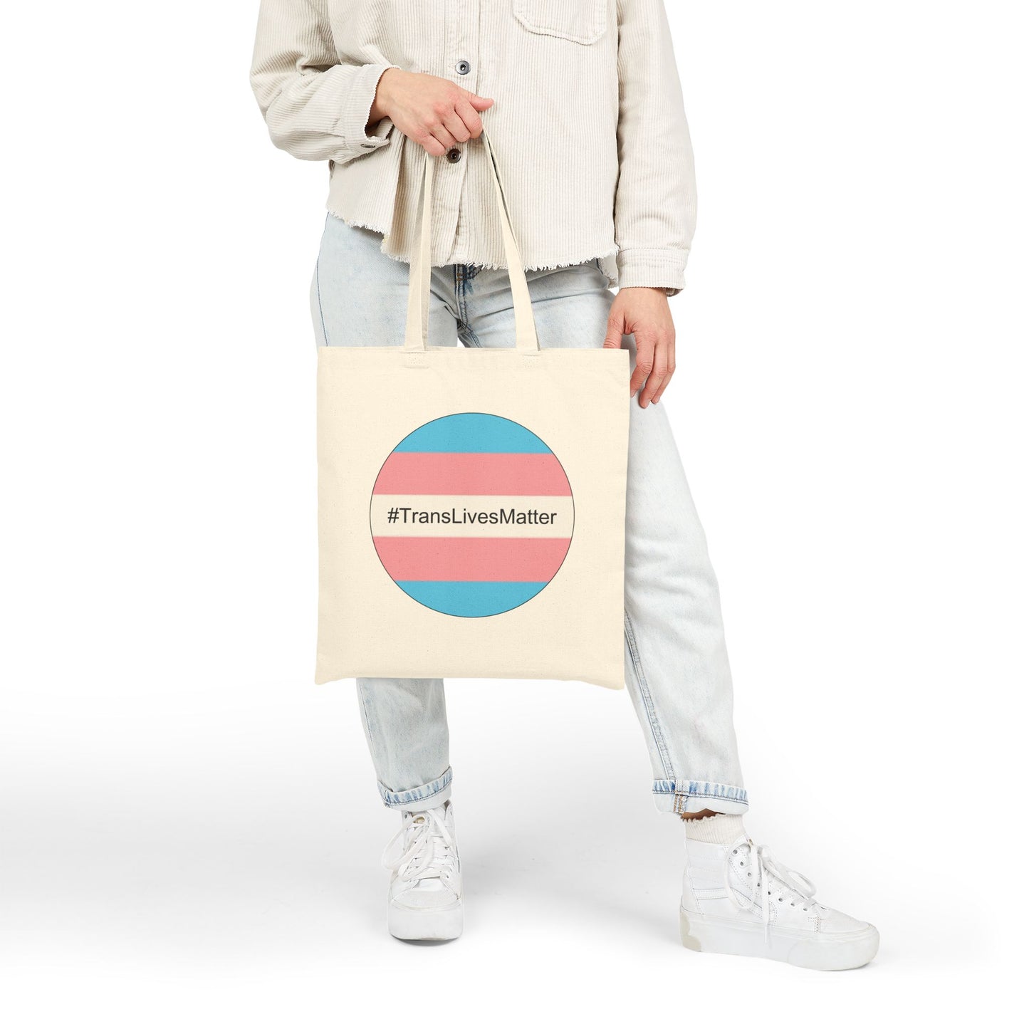 Trans Lives Matter Pride Canvas Tote