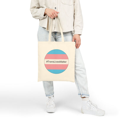 Trans Lives Matter Pride Canvas Tote