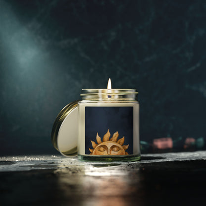Cosmic Comforts Scented Candles, Coconut Apricot Wax (4oz, 9oz)
