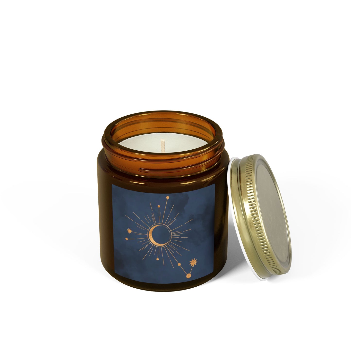 Cosmic Comforts Scented Candles, Coconut Apricot Wax (4oz, 9oz)