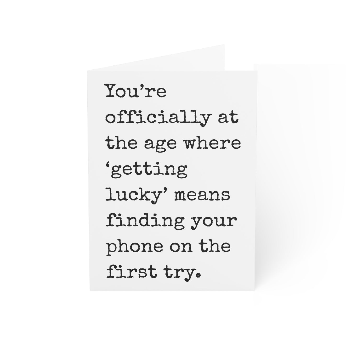 Getting Lucky Birthday Card