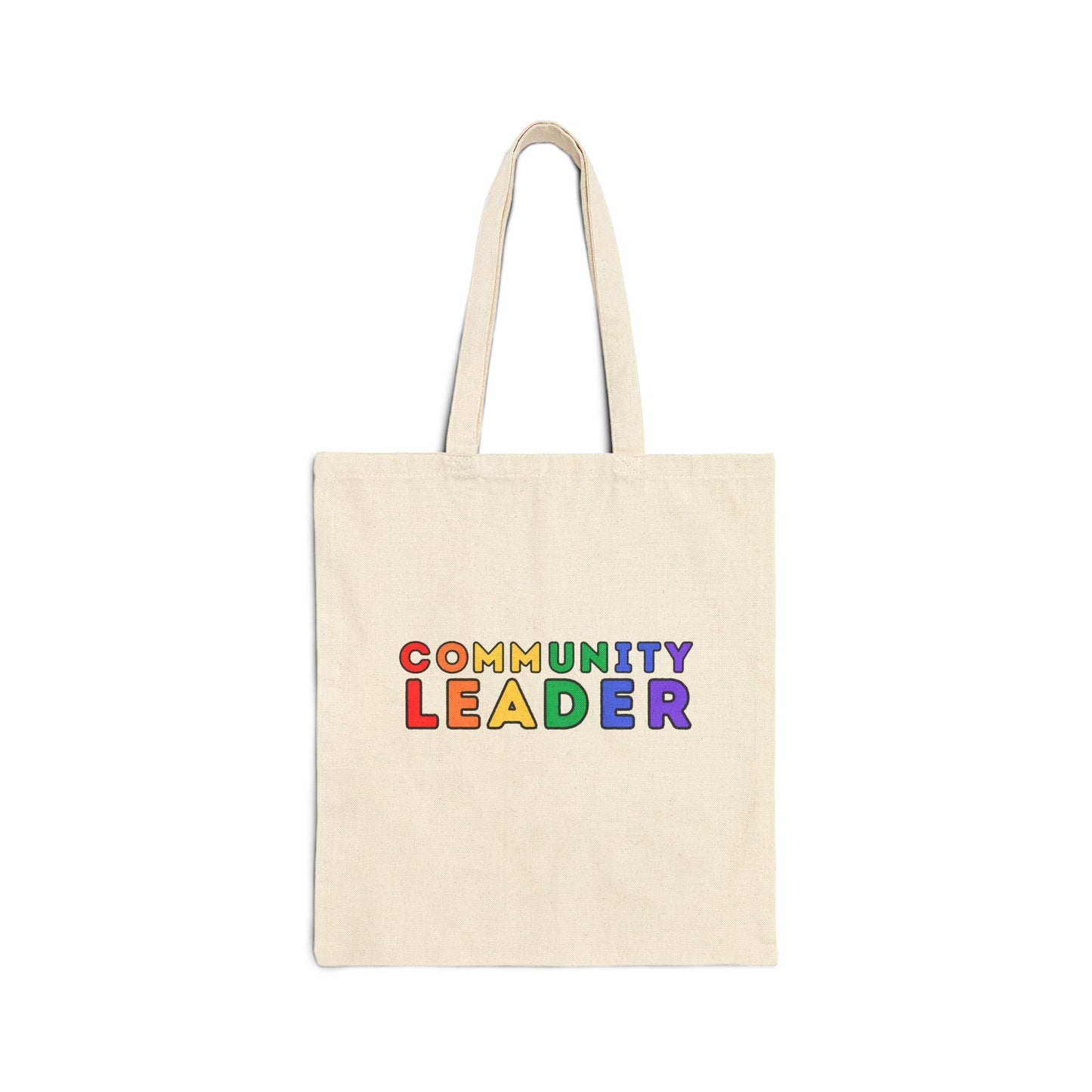 Community Leader Pride Canvas Tote