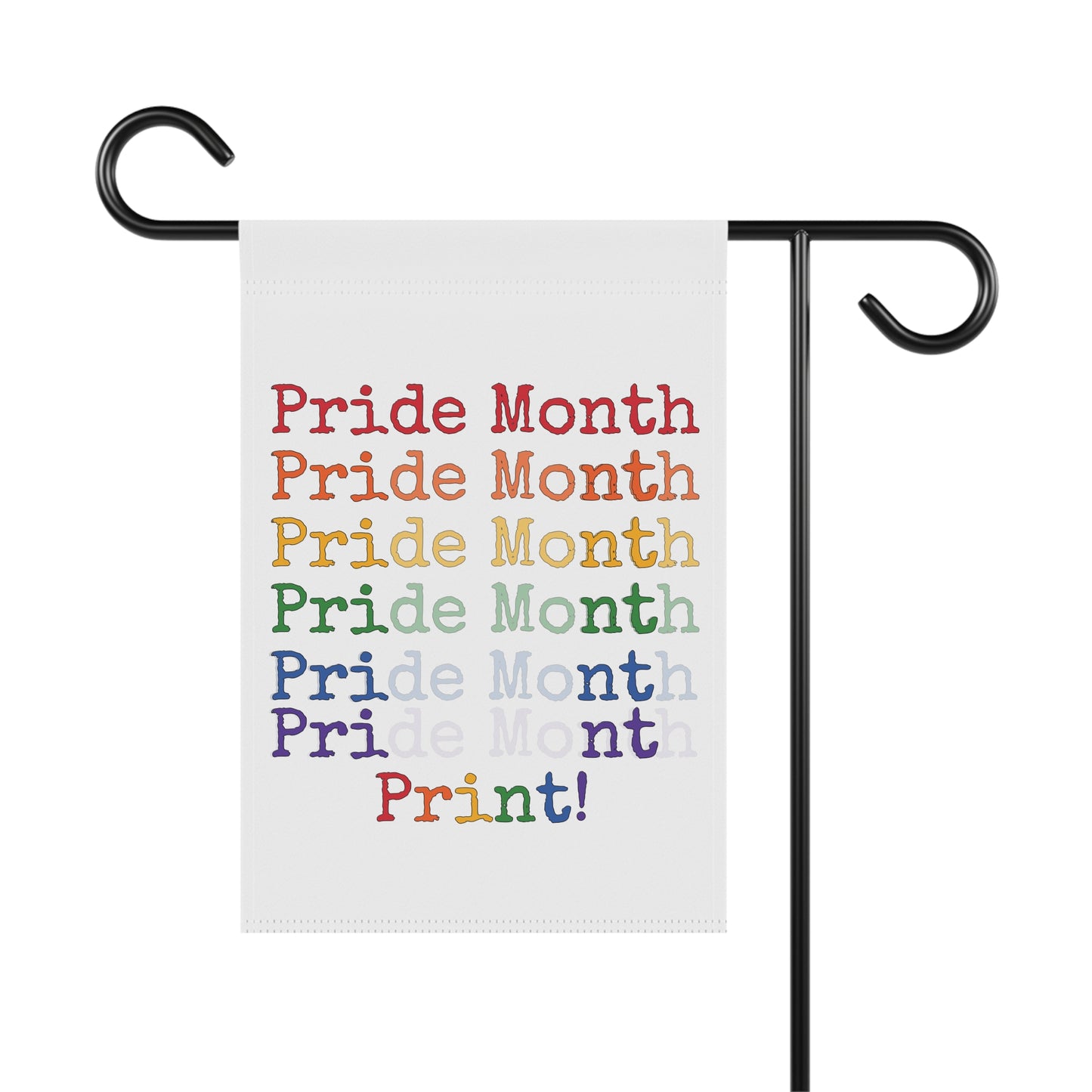 Pride Month PRINT Garden Flag