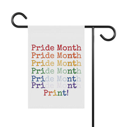Pride Month PRINT Garden Flag