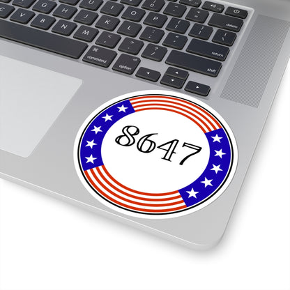 86 47 Kiss-Cut Stickers