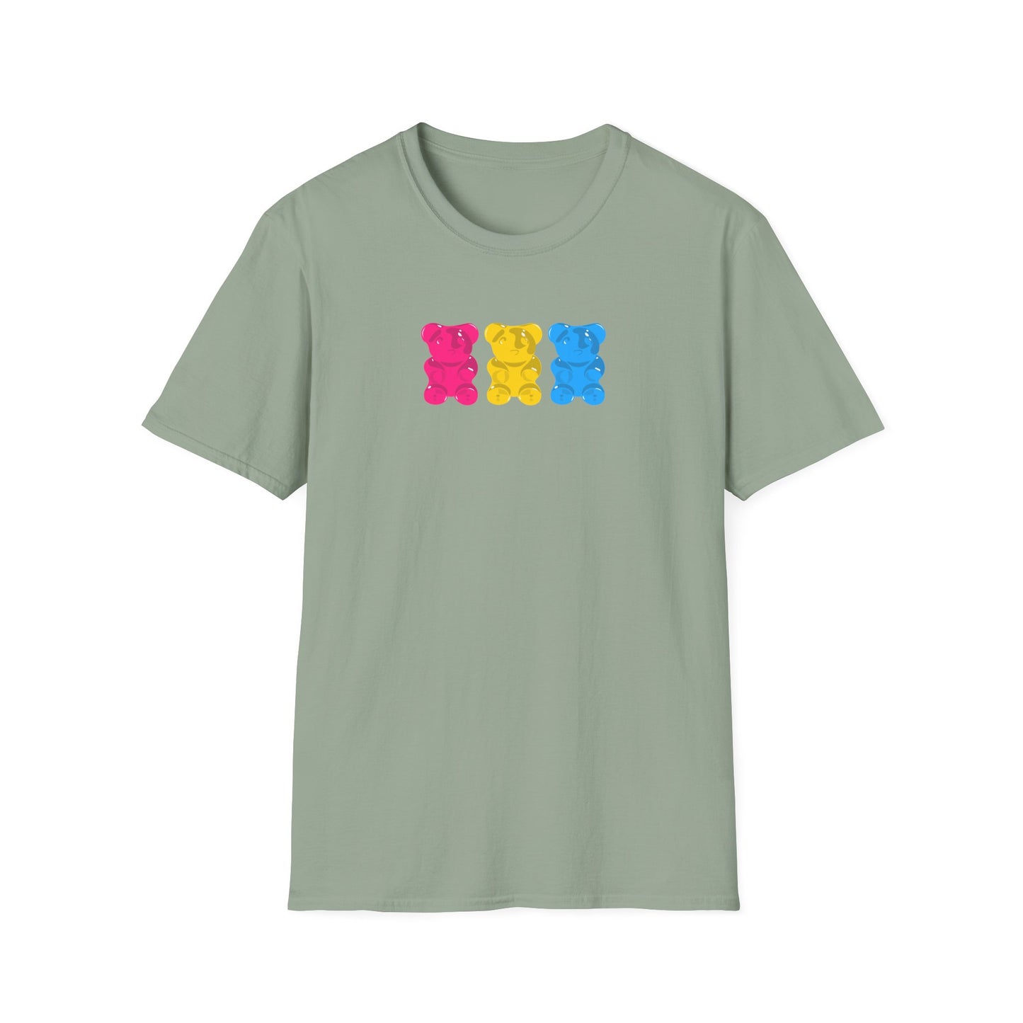 Pansexual Pride Gummy Bears Unisex Softstyle T-Shirt