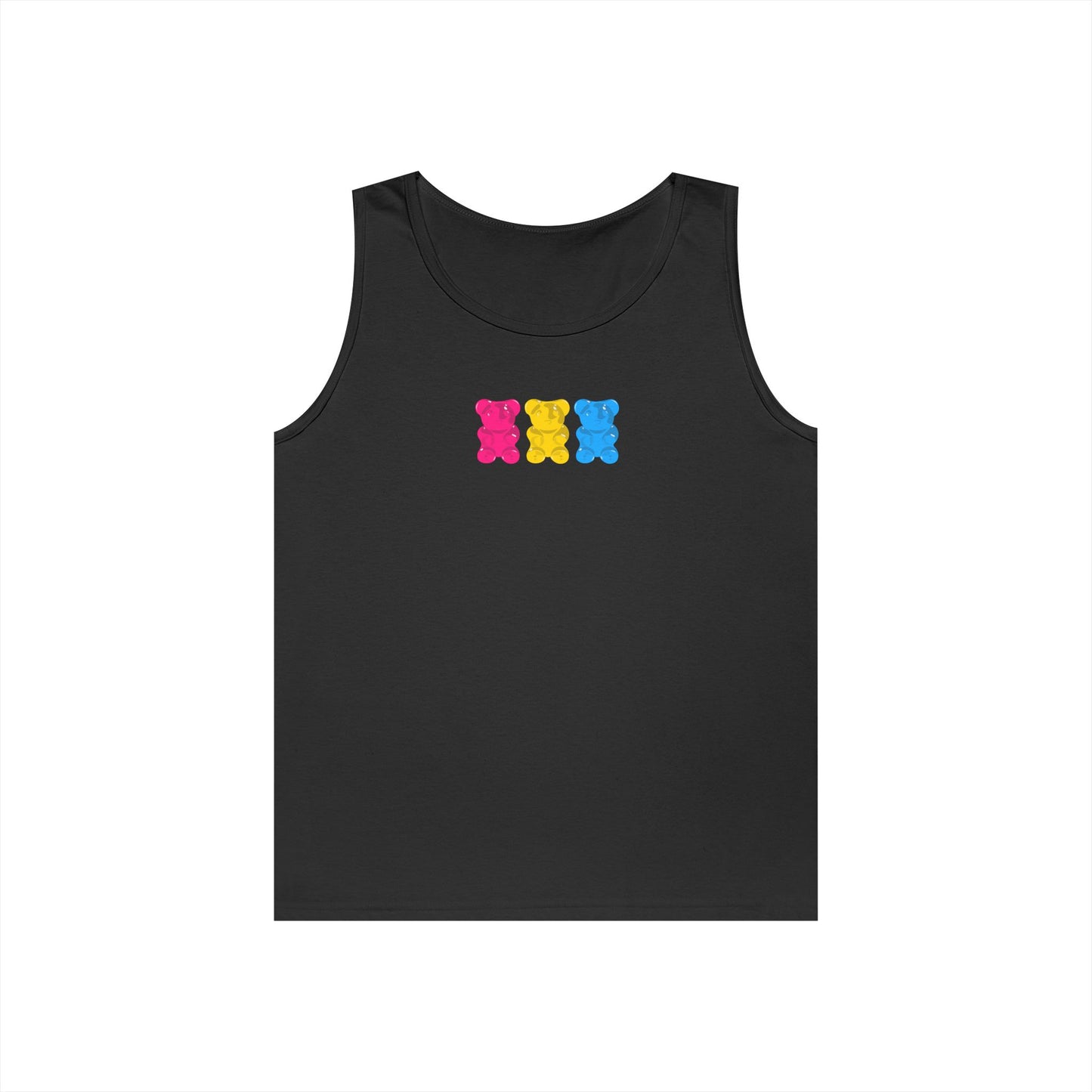 Pansexual Pride Gummy Bears Unisex Heavy Cotton Tank Top
