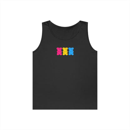 Pansexual Pride Gummy Bears Unisex Heavy Cotton Tank Top