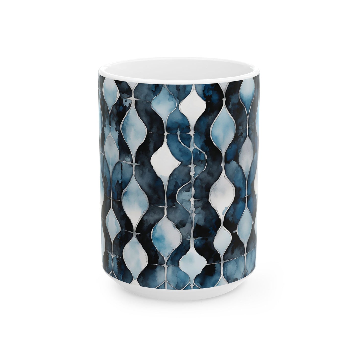 Watercolor Links Ceramic Mug, (11oz, 15oz)