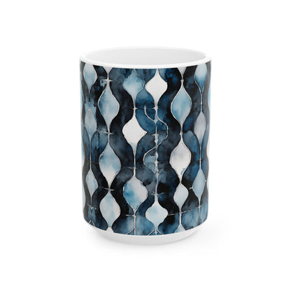 Watercolor Links Ceramic Mug, (11oz, 15oz)