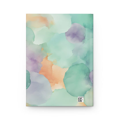 Watercolor Mandala Yoga Hardcover Journal Matte