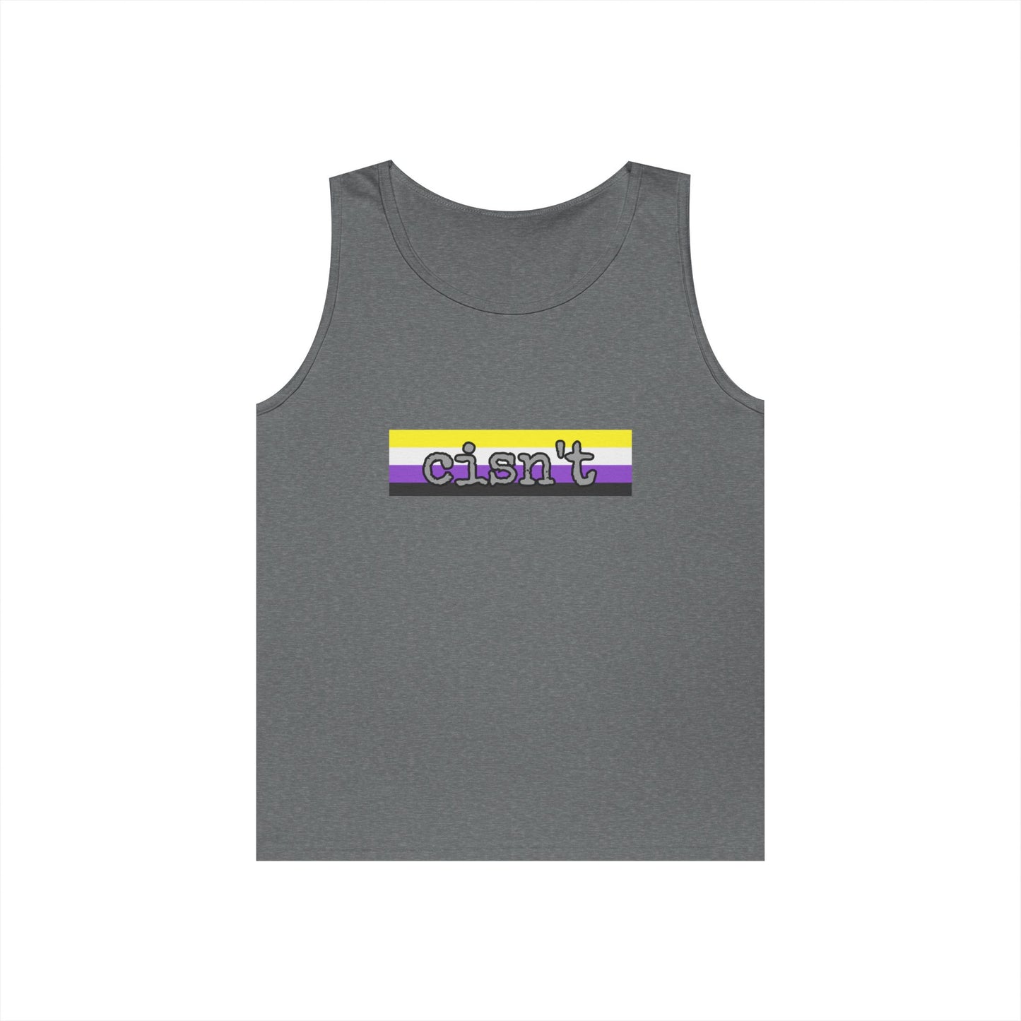 Cisn't Unisex Heavy Cotton Tank Top